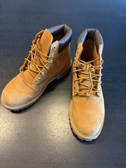 Timberland® Premium 6-Inch Boot – Big Kid – Wheat Size US4 -EU 36 New Unisex