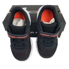 Under Armour Assert 9 Alternate Closure Running Shoe, Black/Red Size 8 /Cm 15