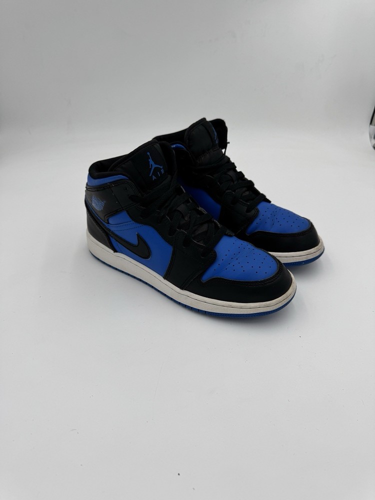 Nike Air Jordan 1 Mid Royal Blue Black DQ8423-042 GS Size 7Y Women’s 8.5 NO BOX
