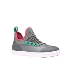 Muck Boot Summer Solstice Bungee Perforated Lace Up Girls Grey Sneakers Ca
