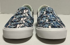 Ground Up Disney Lilo Stitch Silver Glitter Slip On Shoe Sneaker Youth 3 NWOT