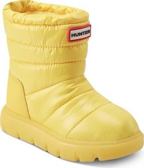 Hunter Cuddle Boots Kids’ Yellow (Size 3 Big Kid) 198121019152 BRAND NEW!