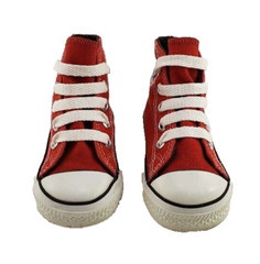 Converse All Star High Top Shoes Red Vintage Toddler Kids Size 4.5 M Made In USA