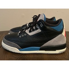 Nike Air Jordan 3 Retro OG RARE AIR Red Gray Black Size 7Y IB8968-004
