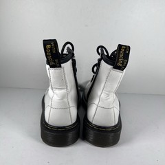 Dr. Doc Martens 1460J Lace Up White Combat Boots Youth Size 12