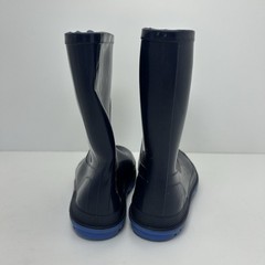 Rain Boots Kids Boys Size 7-8 Blue Rubber School Fall Winter Outerwear