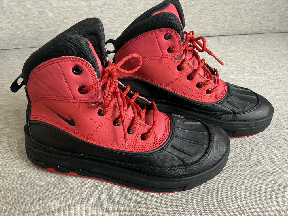 Nike ACG Woodside 2 High boy’s Kid Boots Distance Red/Black 524872-601 SIZE 6Y