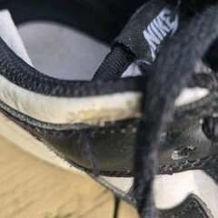Nike Dunk Low Panda Sneakers Athletic Tennis Shoes Boys Youth Sz Y2.5 READ