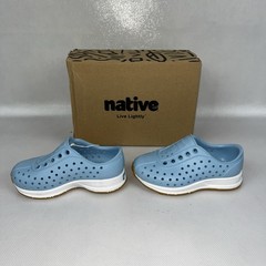 NEW Native Shoes Robbie Sugarlite Shell White Kids Sneakers Size US C5