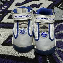 Size 5c – Nike Jordan Pro Strong White Blue Gray DC7910-104 Kids