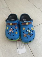 Super Mario Kid Crocs Size j6