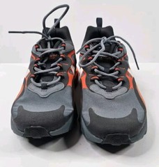 Nike Air Max 270 React Running Shoes Grey Orange ACG BQ0103-006 7Y