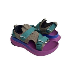 Teva Hurricane Drift Kids Sport Sandals US 7 EU 24 UK 6 Purple Teal Hook&Loop