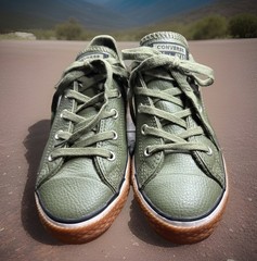 CONVERSE Chuck Taylor Junior 2 EUR 33.5 UK 1.5 All Star Leather Sneakers 661867C