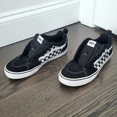 VANS Filmore Black/White Checkerboard Decon Skater Sneaker Sz 7 Streetwear
