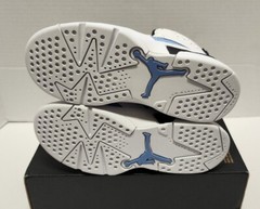 Nike Air Jordan 6 Retro University Blue PS Youth Sz 11.5c NEW DV3605-410 NoLid