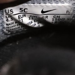NIKE Omni Multi-Court Black White Mesh Hook Loop Sneakers Toddler Baby Sz 5C