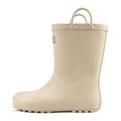 Kids Rain Boots Premium Collection, Waterproof Natural 9 Toddler Classic Beige