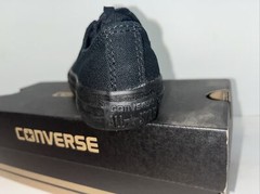 CONVERSE ALL STAR CT BLACK MONO OX FITS BOYS AND GIRLS.