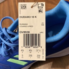 Adidas Kids Duramo 10 K Running Course A Pied Blue Shoes Size – 5 GV8938