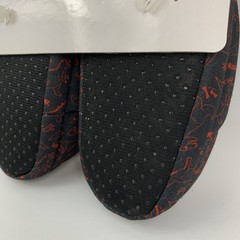 Zac and Evan Dinosaur Black Red Toddler Slippers with Grippers Size 7/8