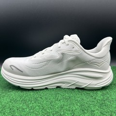 Big Kids Size 6.5 – Hoka One One Clifton 10 Running Shoes White 1168860 WWH