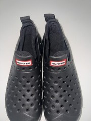 Hunter Black Original Lightweight Outdoor Water Shoes Kids Sz 2.5 S082