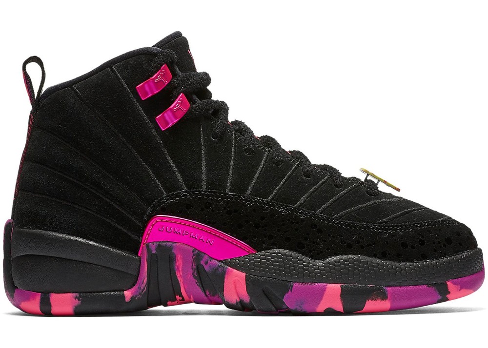 Size 4Y Jordan 12 Retro Doernbecher (2017) (GS)