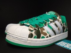 2006 ADIDAS SUPERSTAR II 2 G5 ADICOLOR CAMO WHITE GREEN BLACK BROWN 562904 6.5