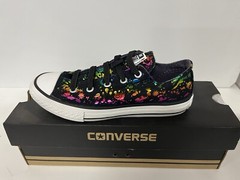 VINTAGE CONVERSE CT STRETCH LACE 642871F UNISEX KIDS BLACK.