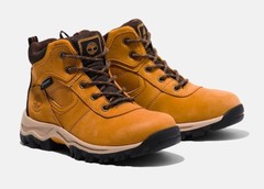 NIB Junior sizing Timberland Mt. Maddsen Boots Medium Wheat Nubuck TB1 A67MV 231