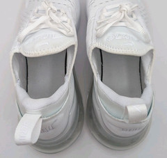 Nike Air Max 270 Low White Youth Shoes Size 7Y (Women’s Size 8.5) EXCELLENT