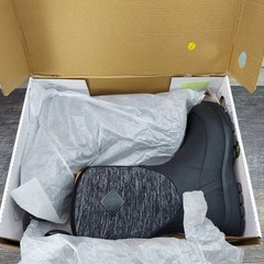 Muck Boots Kids Element Tall Black Heathered Rubber Neoprene Waterproof Size 3