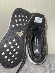 ADIDAS CLOUDFOAM Rapidarun Sneaker Shoes Black Lightweight 080220 Youth Size 6