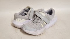 Under Armour Pre School Surge 4 Alternate Closure, Gray/White/Iridescent, 2Y US