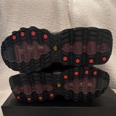 Nike Air Max DN8 GS Black University Red Mesh Sneaker Size 6Y/7.5 women’s