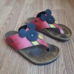 Birkenstock Birkis Mickey Minnie Mouse Disney Thong Sandal Kids US 1 EU32