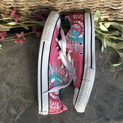 Converse Chuck Taylor All Star Paint Splatter Sneaker 647625F Youth Kids Size 3