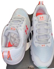 Under Armour Assert 9 Grade School Kids‘ Running Shoes, Size 7Y gray/white