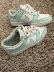 Nike Low Dunk GS Kids Mint Foam Green White Size 5Y