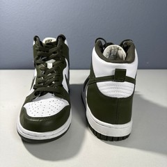 Nike Dunk High Cargo Khaki White Kids Sneakers 7Y DB2179-105 Olive Green Shoes