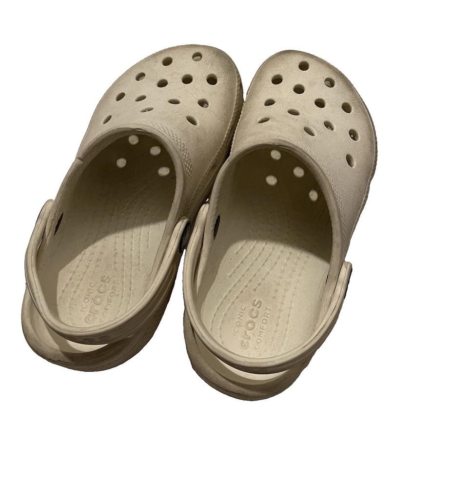 Crocs Kids‘ White Clog Size C-12 Youth