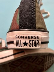 Converse / Size 4 / Chuck Taylor / Green Camouflage/Fast Food / Shoes / 662991F