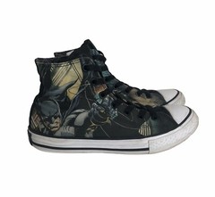 Converse Allstar Batman DC Hightop Sneakers Youth Chuck Taylor Size 3 Comic