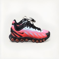 Air Max DN8 Black Bright Crimson GS Shoe Size 7Y HF7310-400 NWT/ Women’s 8 1/2