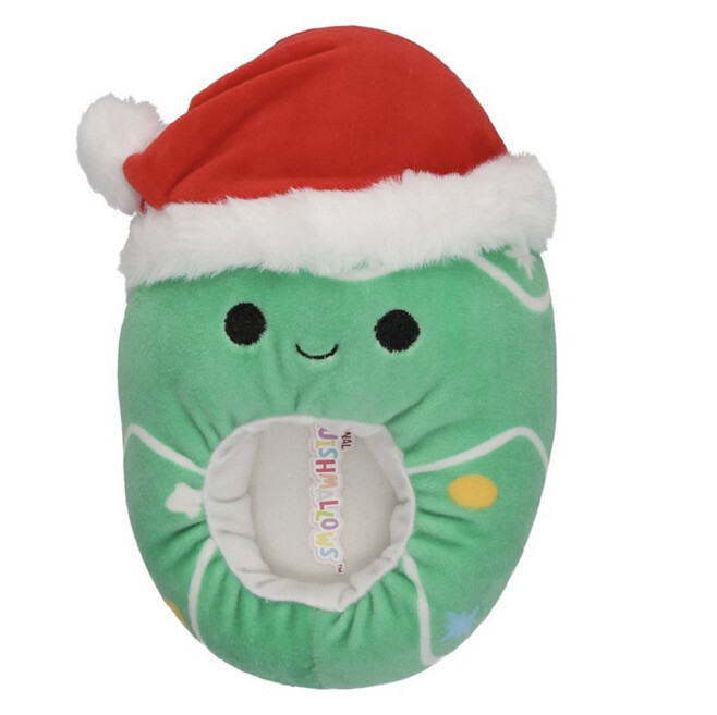 Squishmallows Slippers Kids Size 11/12~ Carol Tree ~ New w/ Tags ~ FREE SHIPPING