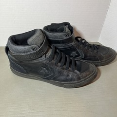 Converse Pro Blaze Hook & Loop, Stretch Lace Youth Size 5 Black Shoes Sneakers