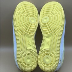 2018 Nike Air Force 1 Low LV8 Yellow Lime – Youth Size 7 Women’s Size 8.5 Used