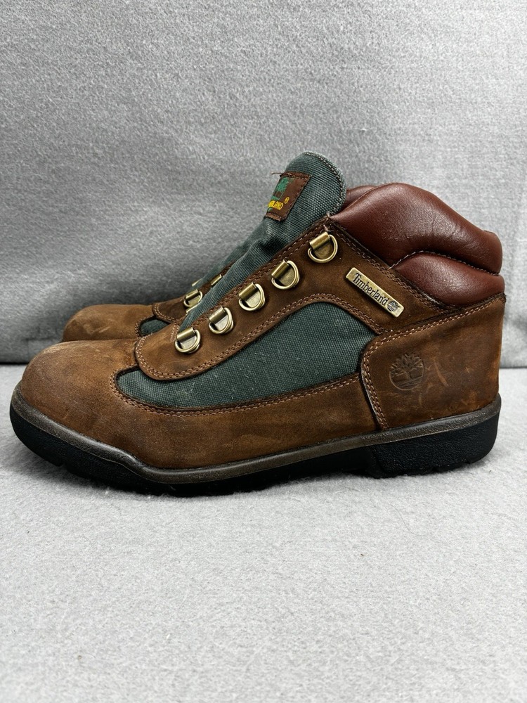 TIMBERLAND BEEF AND BROCCOLI GRADE SCHOOL FIELD BOOT NO LACES Size 6