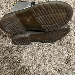 Doc Martens Metallic Silver Pascal Unisex Kids Boots 12us